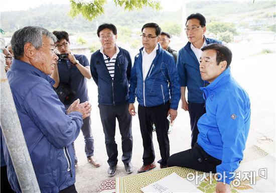 이용부 보성군수, 실과소장 등 득량만권 현장답사