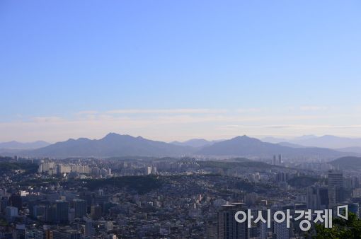 [포토]미세먼지 없는 하늘