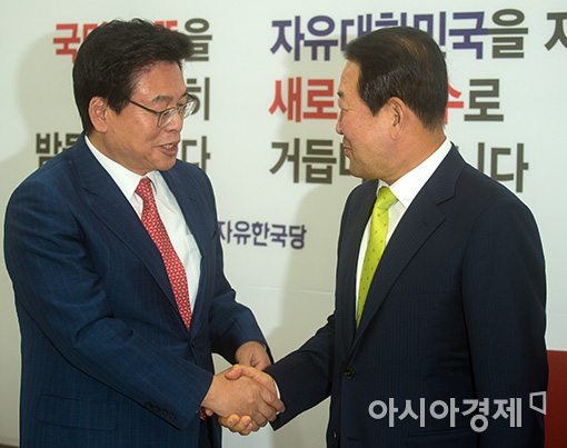 [포토]자유한국당 찾아간 박주선 비대위원장