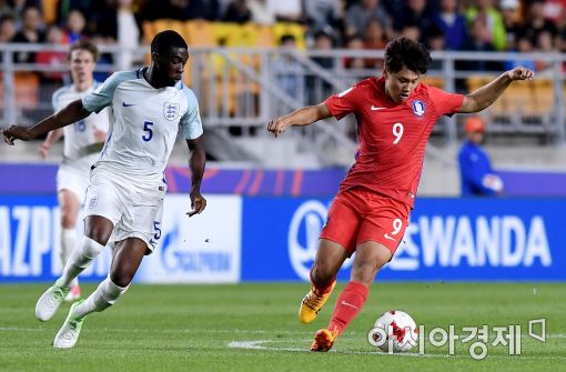 [포토]대한민국 원톱 공격수 조영욱