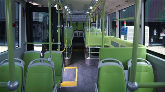 현대차 전기버스 일렉시티 내부