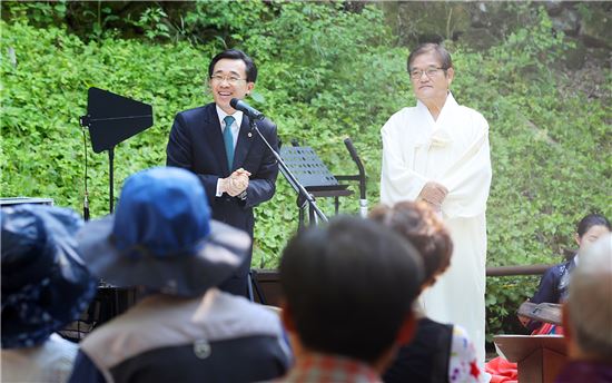[포토]광주동구, 의재로 화폭산책 ‘무등에 흐르는 역사’개최