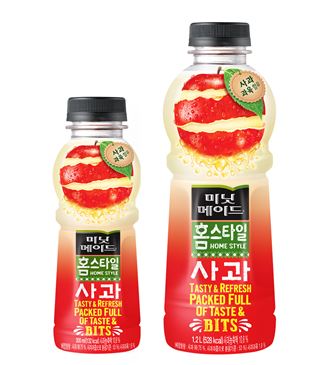미닛메이드, 식감 살린 '홈스타일 사과' 출시