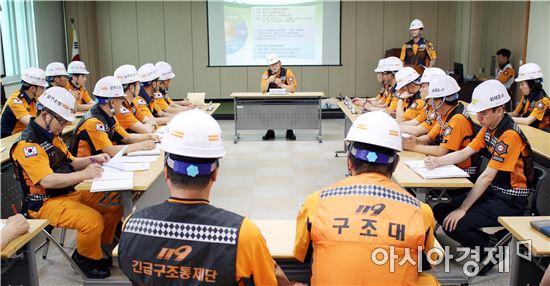 광주 광산소방서, 긴급구조 기능숙달 도상훈련 실시