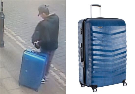 [포토]맨체스터 테러범의 '푸른 가방'