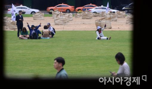 [포토]철거된 탄핵무효 불법 텐트촌