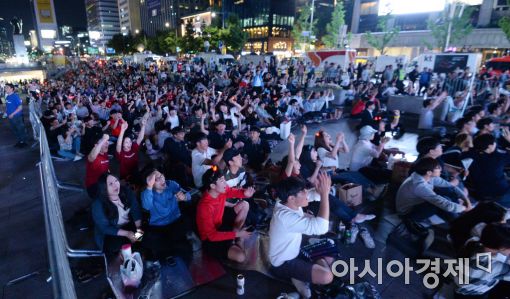 [포토]골~~ 광장이 들썩들썩!