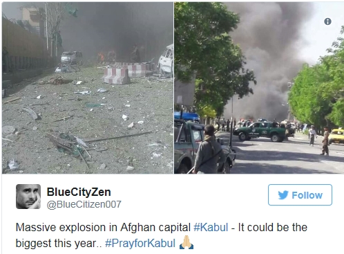 아프간 외교공관 밀집 지역에서 큰 폭발…치안 악화 계속