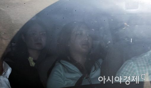 [포토]정유라, 검찰로