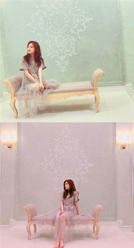 '별별 며느리' 함은정, 일상도 청순해 '레이스 스커트 입고 찰칵'