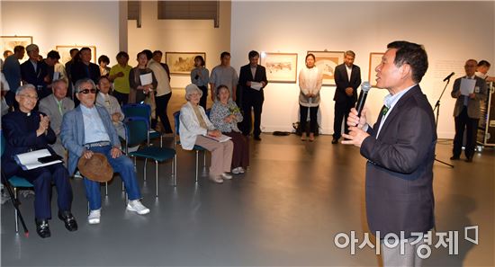 윤장현 광주시장, 아산 조방원전 개막식 참석