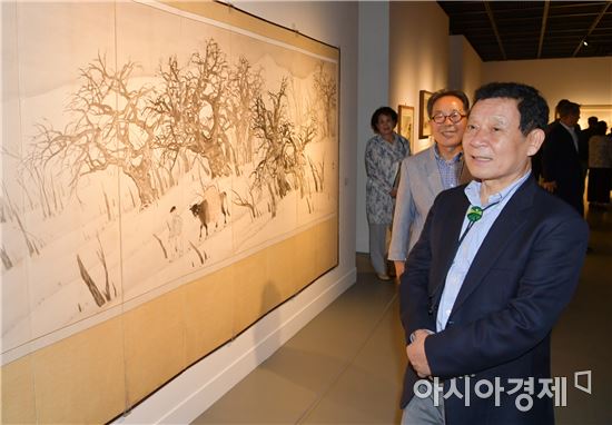 윤장현 광주시장, 아산 조방원전 개막식 참석