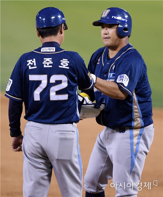 [포토]박석민, '찬스 놓치지 않아요'