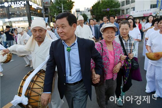 윤장현 광주시장, ACC광주프린지인터내셔널 개막식