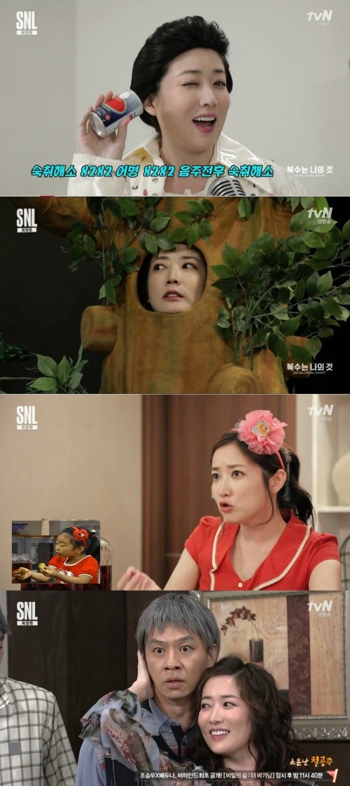 최정원. 사진=tvN 'SNL9' 방송 캡쳐