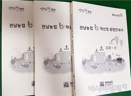 전남도, 고부가 농업 6차산업 지원정책 ‘종합 안내서’배포