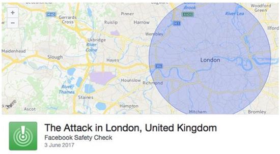 페이스북 이용자들은 '런던 지역 공격(The Attack in London)'이라는 페이스북 페이지를 통해 "1명에게 교통편을 제공합니다" "5명에게 식사를 제공합니다" "자원봉사 제공합니다" 등의 글을 게시했다.
