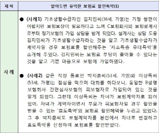 [강금융씨의 고민타파]효도특약으로 보험료 아낄 수 있다고?