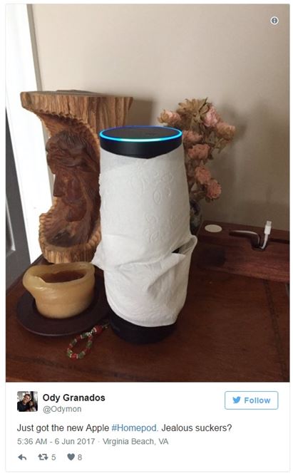 "애플표 두루마리 휴지"…'홈팟' 디자인 갑론을박