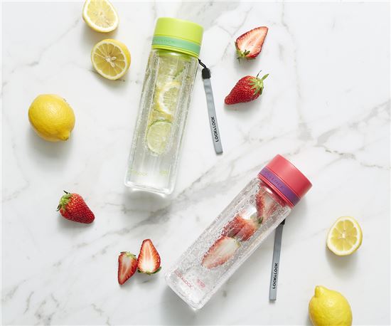 락앤락, 디톡스 물병 '투톤 인퓨저 보틀' 출시