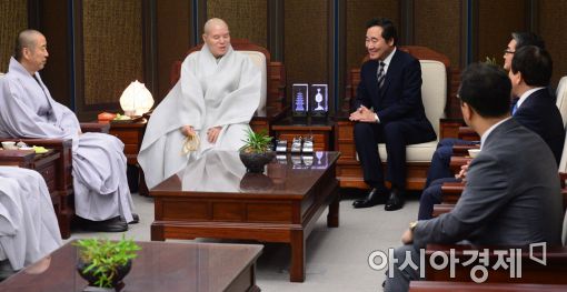 [포토]이낙연 총리, 불교계 예방