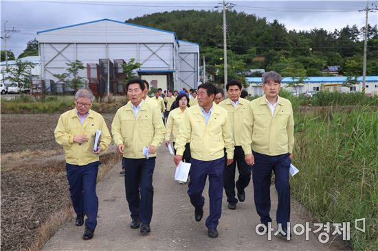 전남도의회 농림해양수산위원회, 섬 지역 가뭄 현장 방문