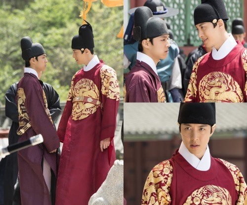 ‘7일의 왕비’ 이동건·백승환 대립…용안에 상처까지