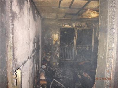 양주서 아파트 화재…원인은 속눈썹 화장 위해 쓴 라이터