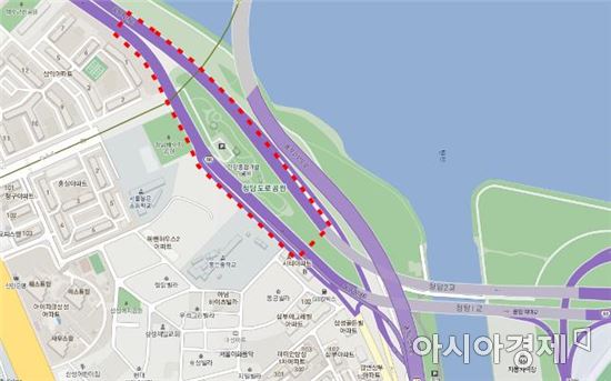 [단독]올림픽대로 청담도로공원 구간 지하화 추진