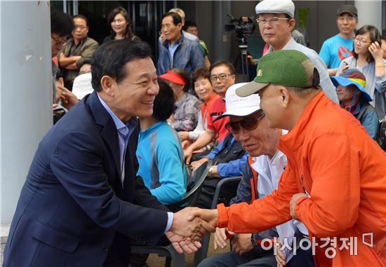 윤장현 광주시장, 빛고을타운 개원 8주년 기념식 참석