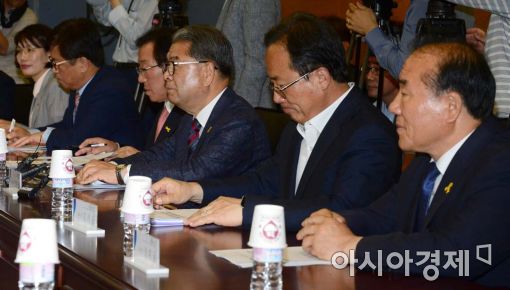 [포토]국정기획위 간담회 참석한 시·도교육감들