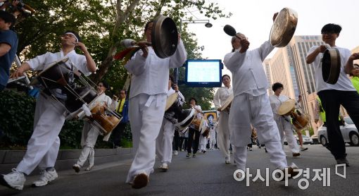 [포토]이한열 열사 장례행렬 재연행사