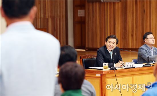 [포토]김성환 광주시 동구청장, '2017년 주민과의 대화’개최