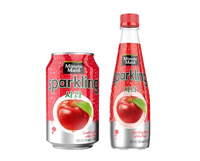 미닛메이드, '스파클링 사과' 출시