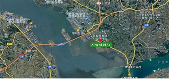경기도가 청년층 주거안정과 저출산 극복을 위해 추진하는 따복하우스 건립 예정지 '평택 옛 포승지구'