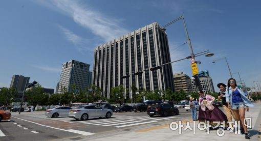 [포토]새로 생긴 광화문 횡단보도