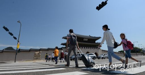 [포토]새로 생긴 광화문 횡단보도