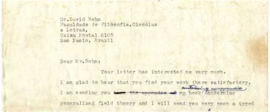 60년 전 아인슈타인의 편지 경매로…일반상대성이론 자필 방정식 포함