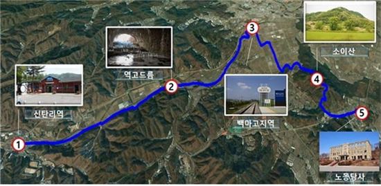 경기도와 강원도가 오는 17일 두 지역 상생발전을 위해 마련한 DMZ 평화누리길 걷기행사 코스