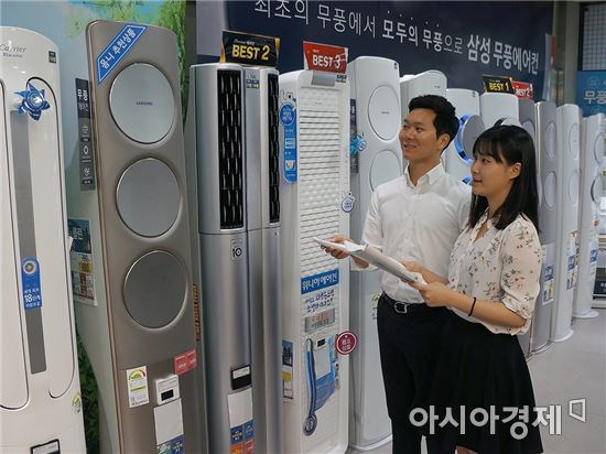 바람세기·온도 알아서 조절하는 AI형 에어컨이 뜬다