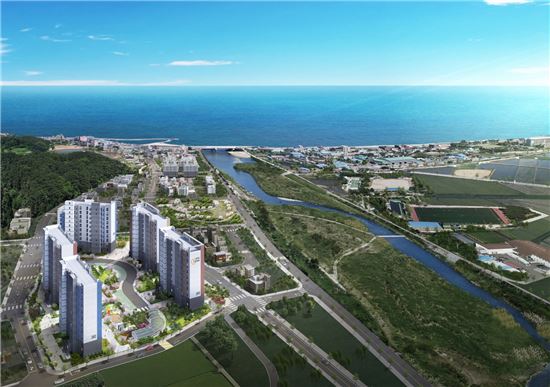 우미건설, '양양 우미린 디오션' 견본주택 16일 개관