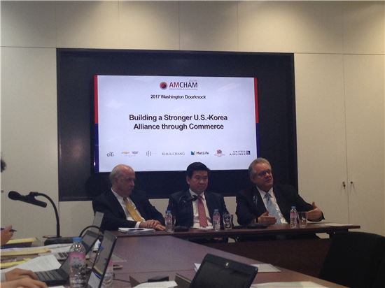 암참, "한국, 10조원 미국제품 구매 펀드 조성해야"