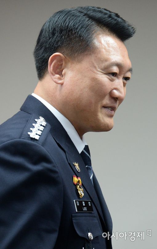 [포토]이철성 경찰청장의 '미소'