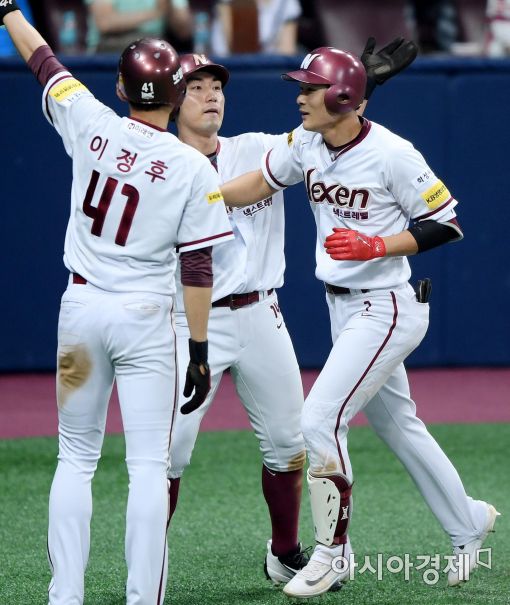 [포토]김하성, '기쁨의 만루 홈런'