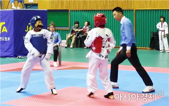 전남도교육청, 제39회 전라남도교육감기 태권도대회 개최