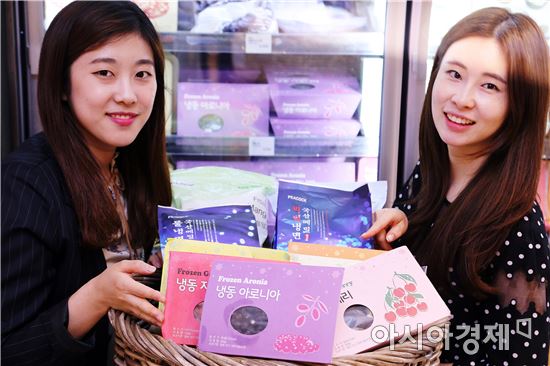 광주신세계 "무더위엔~영양소 파괴없는 냉동과일"