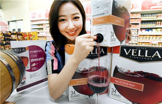 홈플러스, '짐승용량' 박스와인 출시…1만9900원