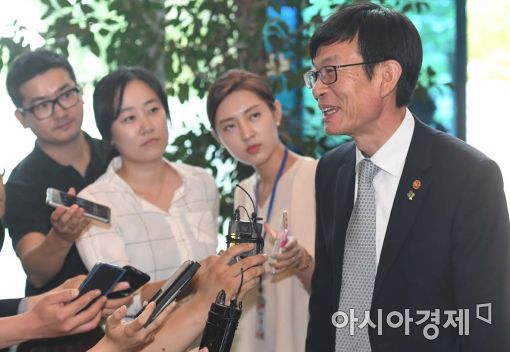 [포토]국정기획자문위 찾은 김상조 공정거래위원장 