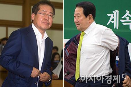 홍준표 "국민의당, 민주당에 흡수될 당" vs 박주선 "그러다 따귀 맞는다"
