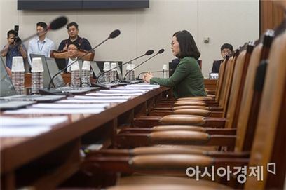 김현아 의원, 국토위 전체회의에 ‘나 홀로’ 참석…자유한국당 불참